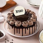 Valentine Sweetheart Cream Cake