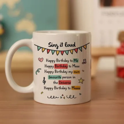 Birthday Lyrics Mug
