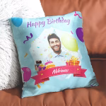Birthday Memories Personalized Cushion
