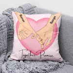 Custom Couple Promise Cushion