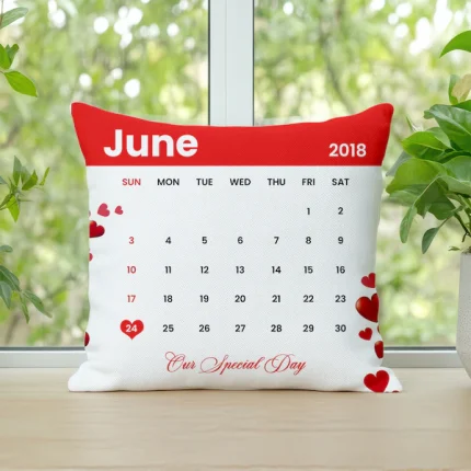 Romantic Date Memory Cushion